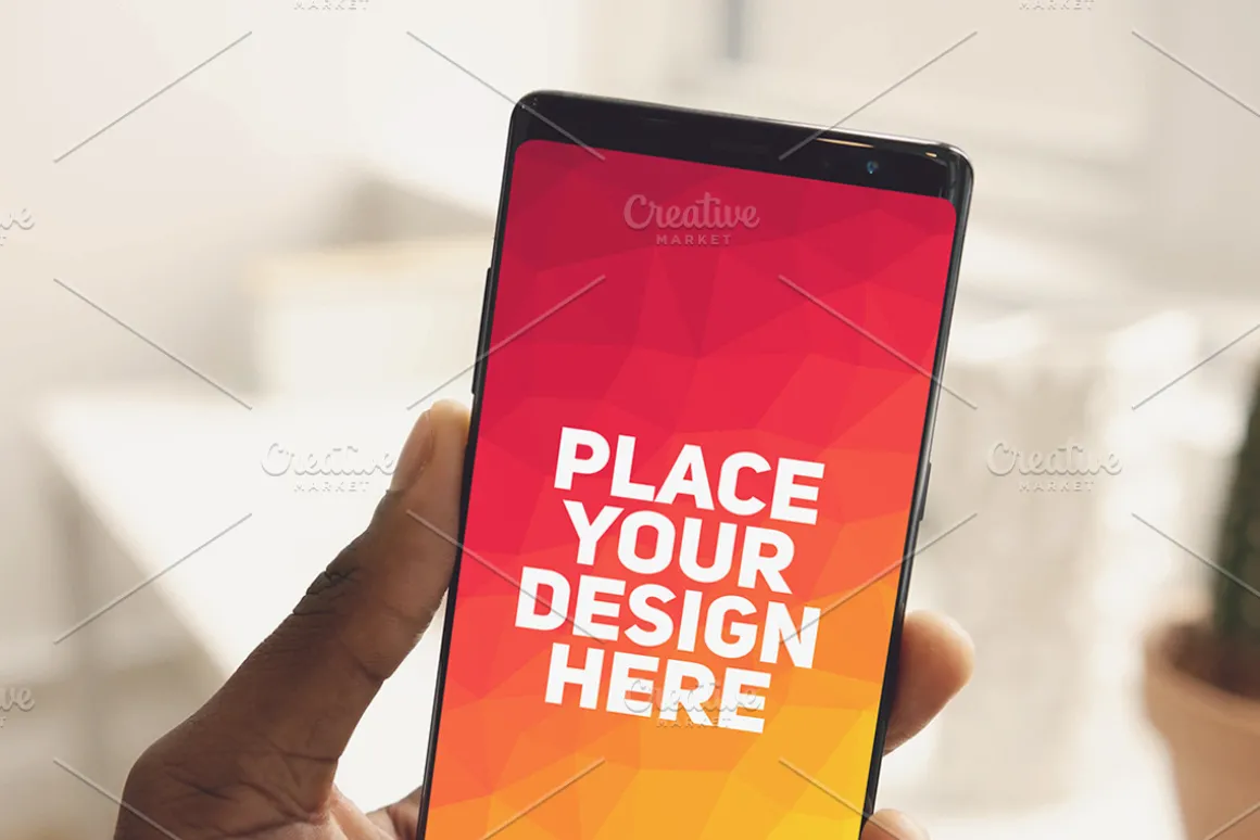 12 PSD Galaxy Note 8 Mock-up Pack