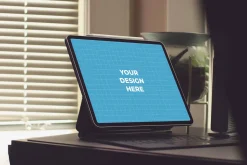 12 PSD Ipad Pro Keyboard Mockup #1