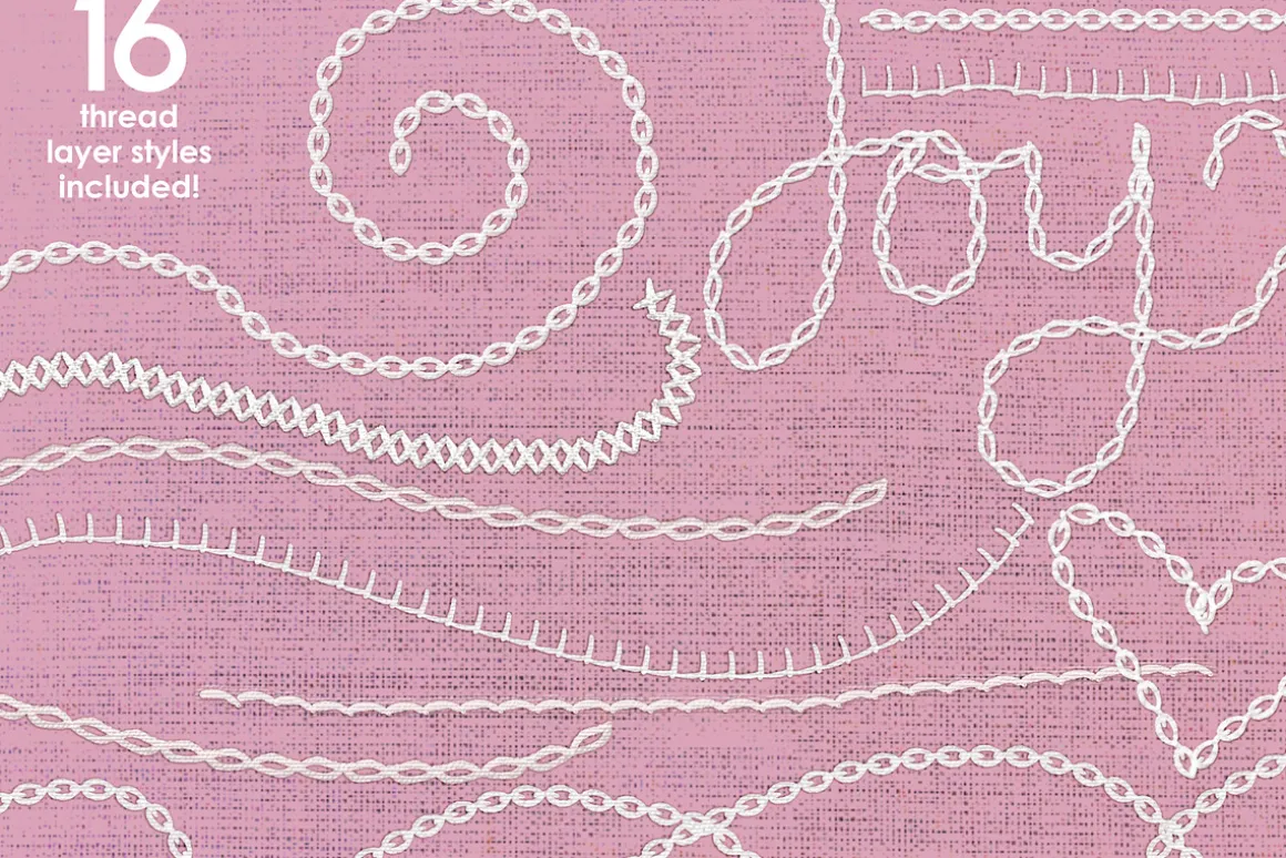 PS Stitching Brushes & Styles