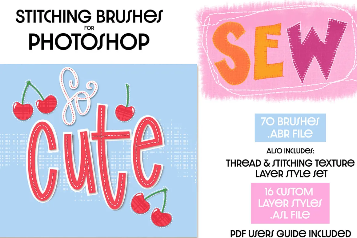PS Stitching Brushes & Styles