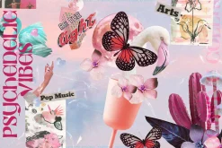 Psychedelic Vibes Collage