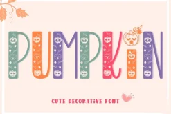 Pumpkin - Cute Decorative Font