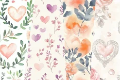 Pure Love Seamless Patterns