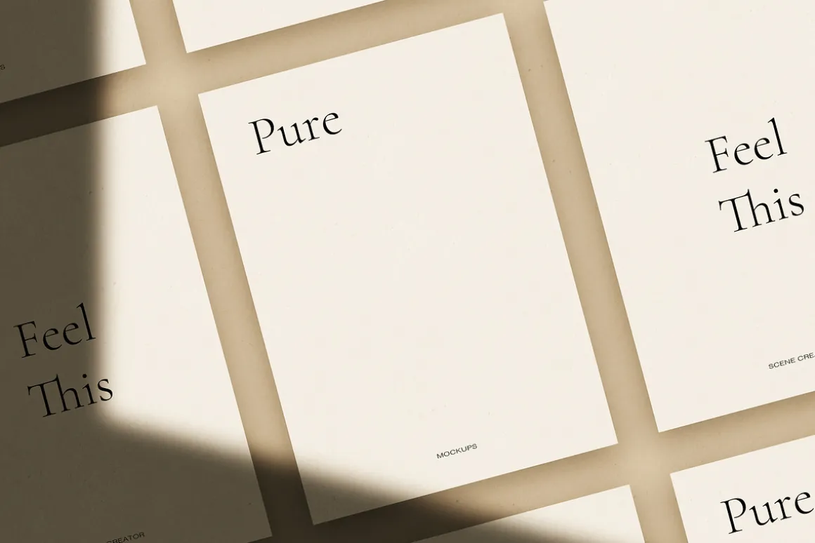Pure Paper Mockup Scene Creator PSD