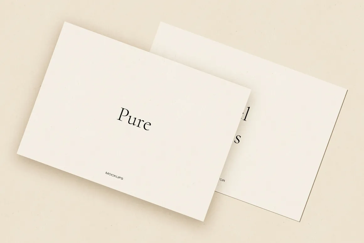 Pure Paper Mockup Scene Creator PSD