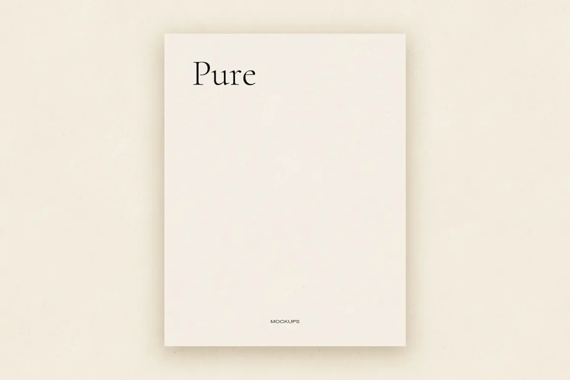 Pure Paper Mockup Scene Creator PSD