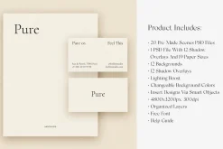 Pure Paper Mockup Scene Creator PSD