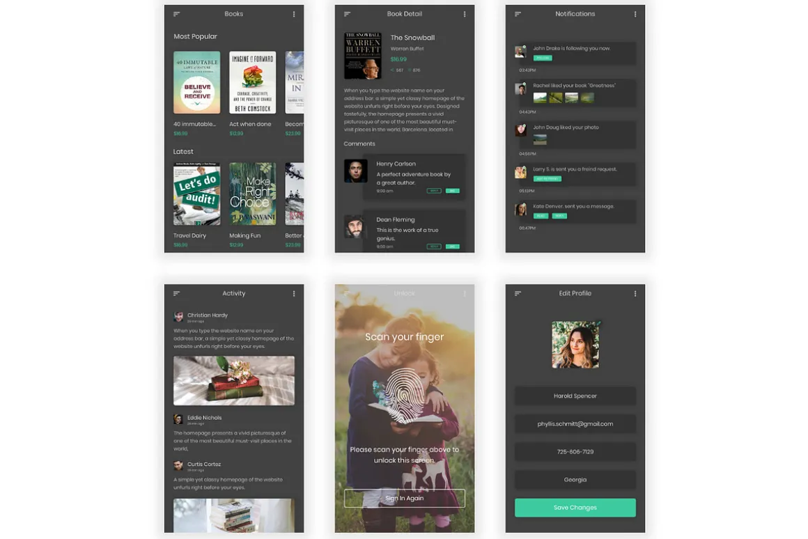 Pustak - Book Reading Sketch App