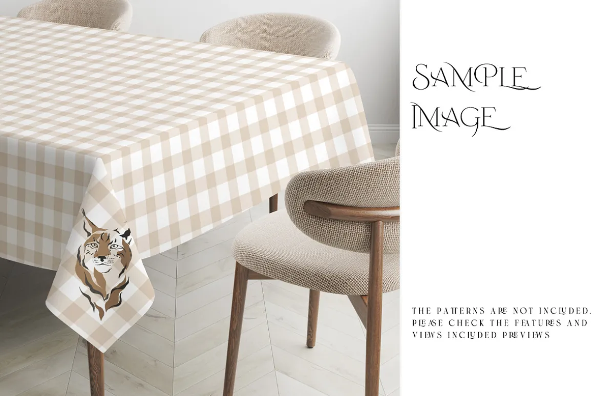 PVC Tablecloth Mockups