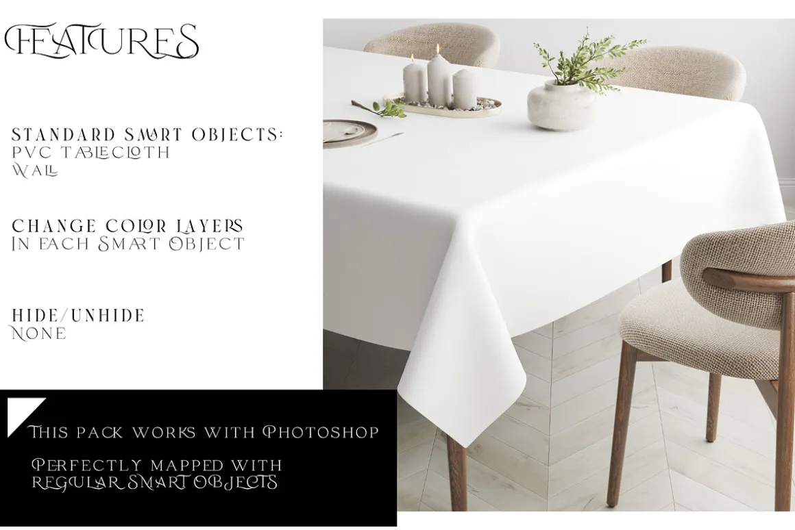 PVC Tablecloth Mockups