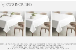 PVC Tablecloth Mockups
