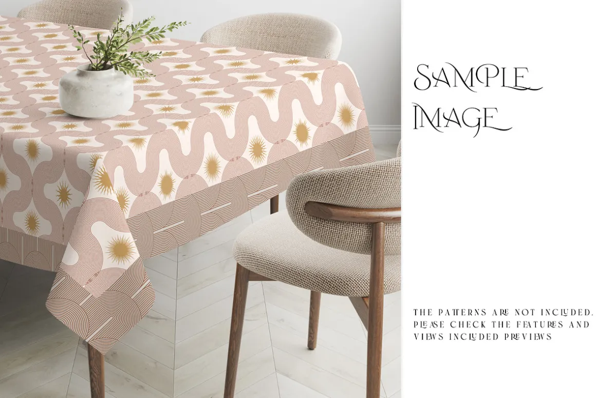 PVC Tablecloth Mockups