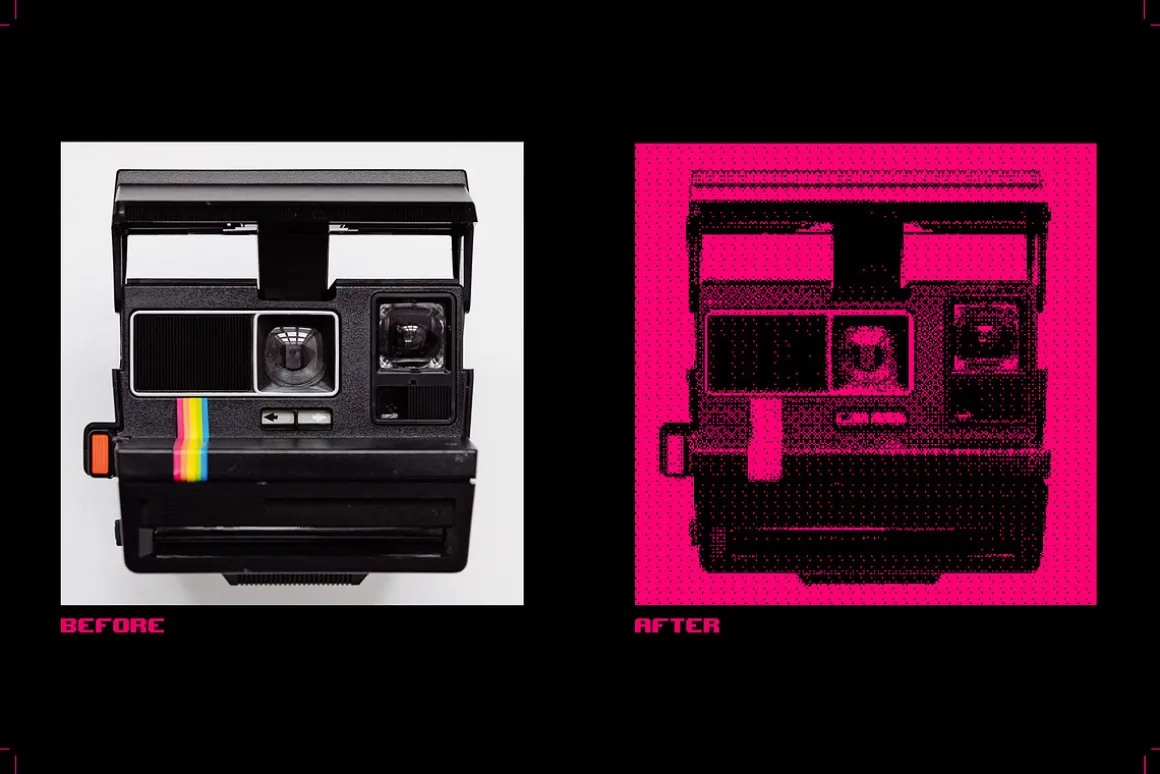 Pxl Bitmap 3 - Photoshop Effect