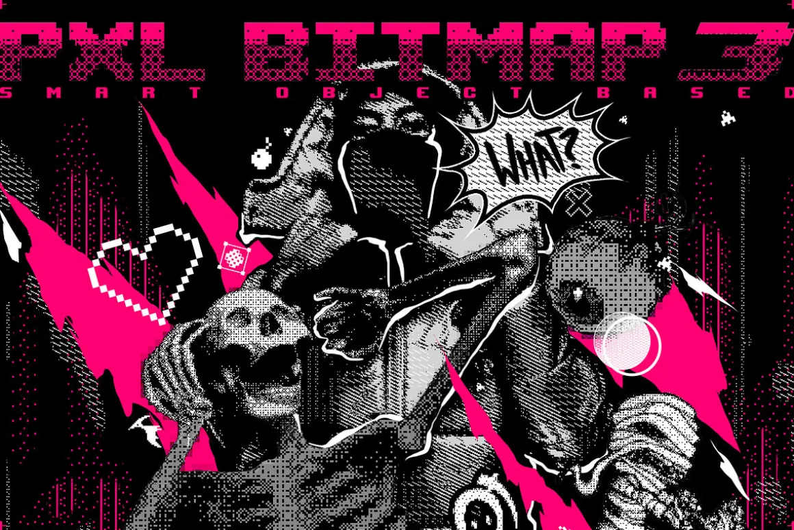 Pxl Bitmap 3 - Photoshop Effect