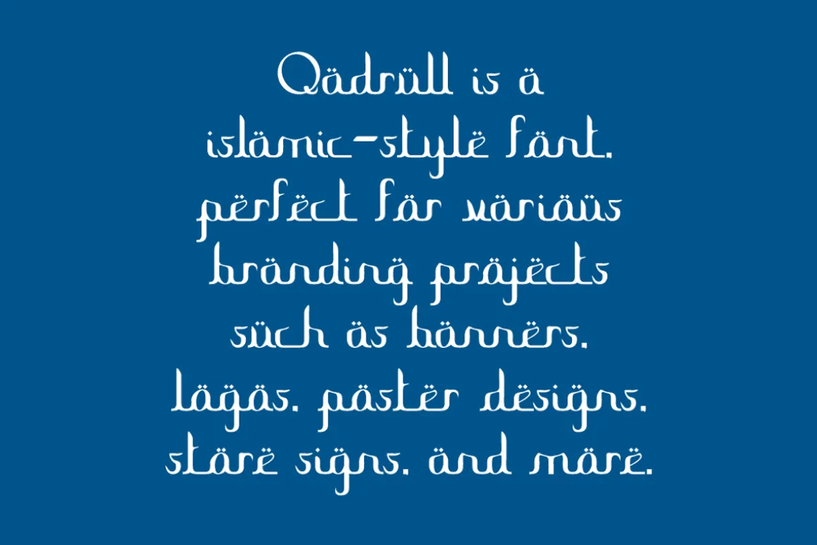 Qadrull - Arabic Ramadhan Font