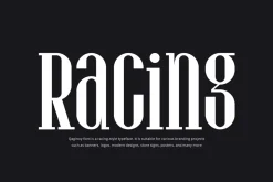 Qaginoy - Car Racing Font