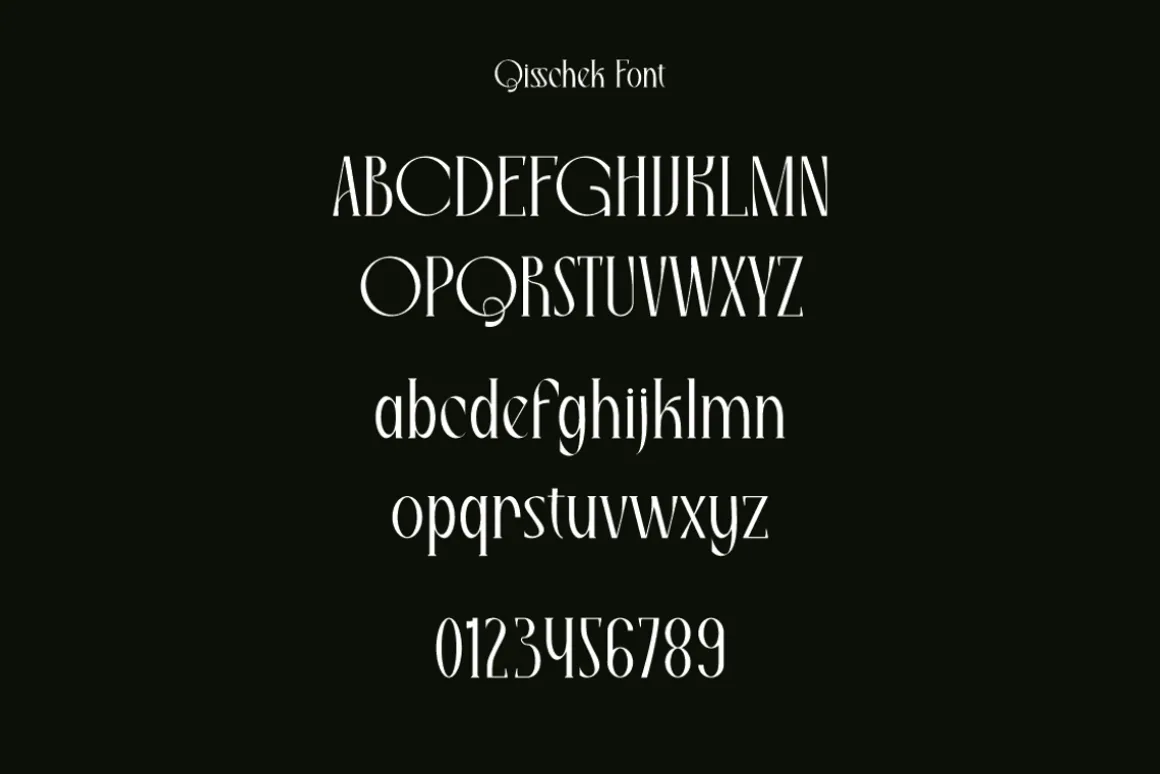 Qisschek - Modern Serif Font