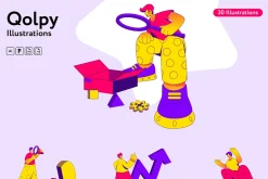 Qolpy Illustrations
