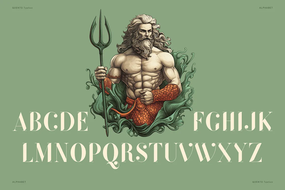 QUENTO | Modern Serif Display Font