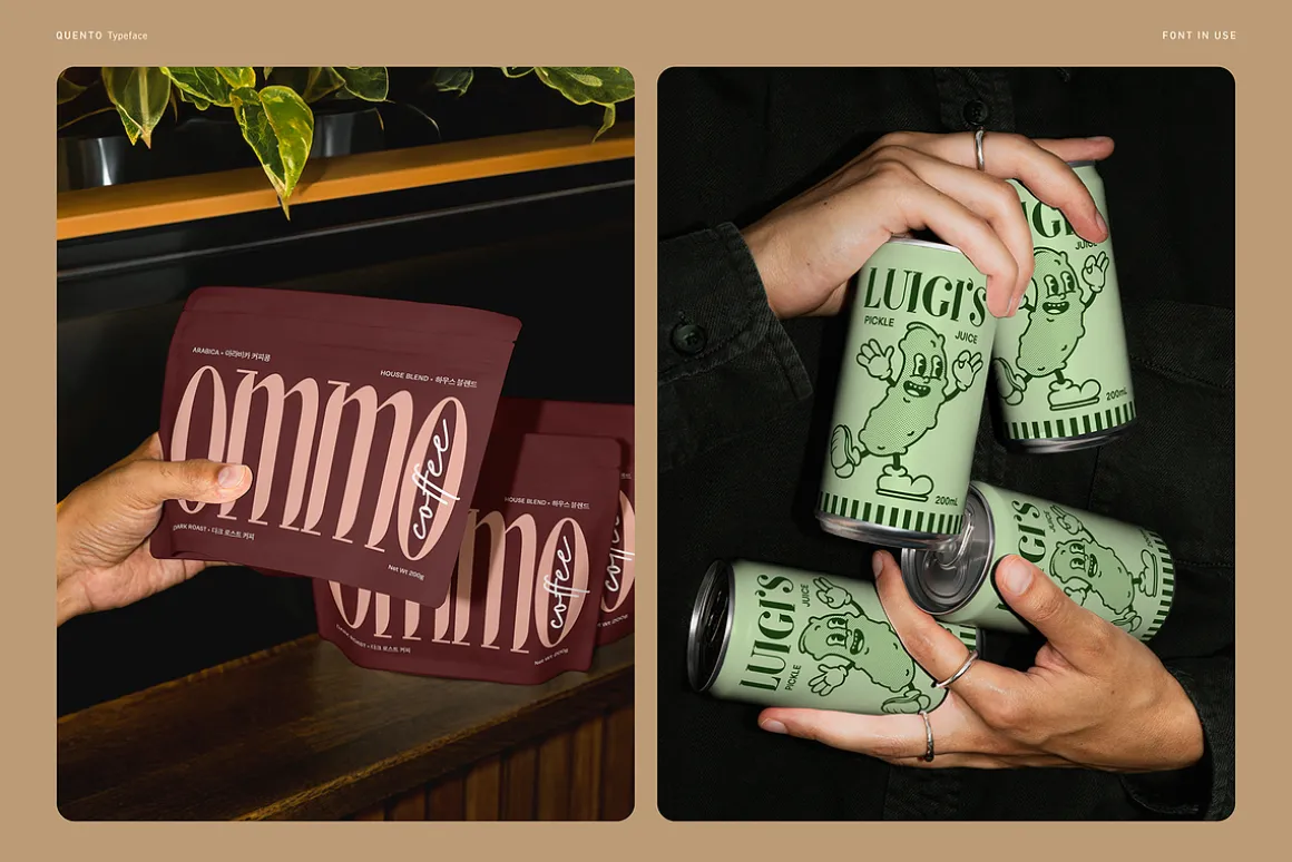 QUENTO | Modern Serif Display Font