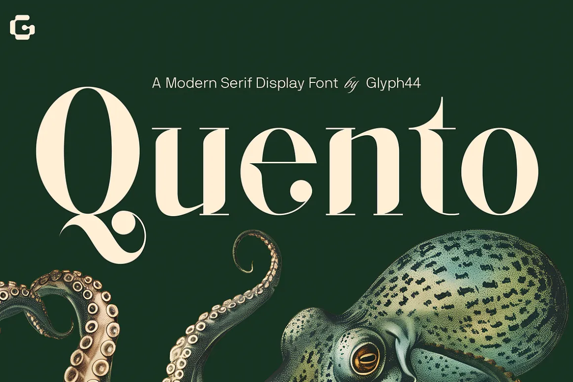 QUENTO | Modern Serif Display Font