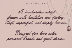 Quiet Attempt Love Handwritten Font