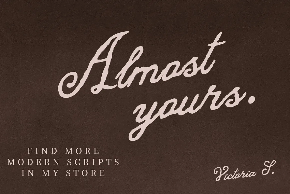 Quiet Attempt Love Handwritten Font