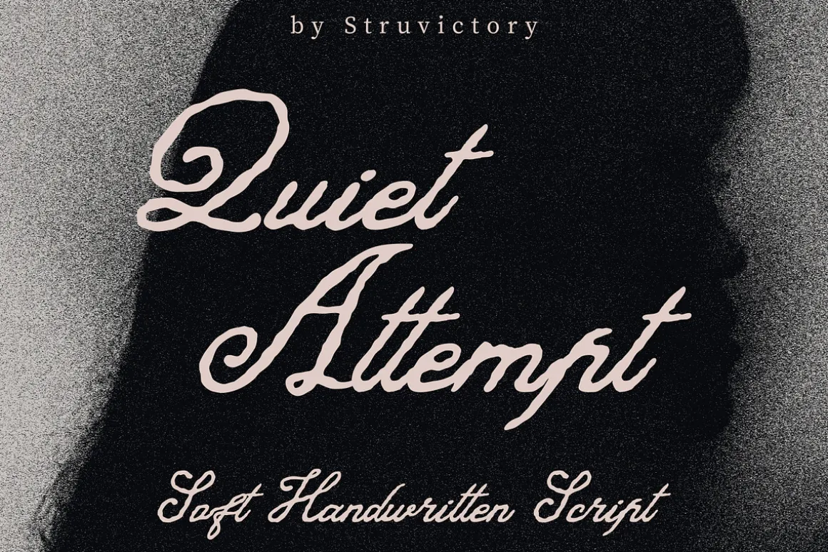 Quiet Attempt Love Handwritten Font