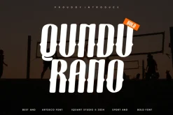 Qundurano - Sport Font