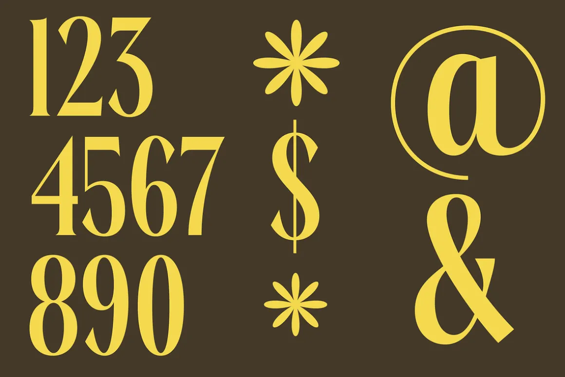Rachon Bold Tall Display Serif
