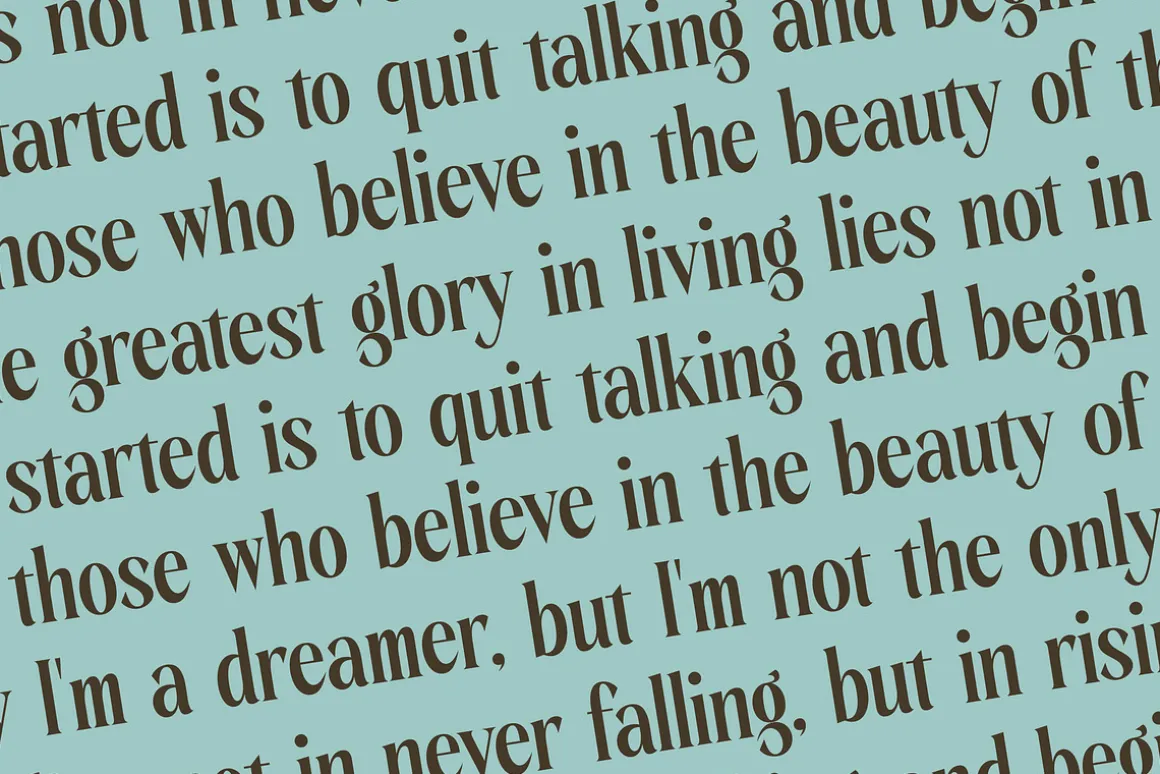 Rachon Bold Tall Display Serif
