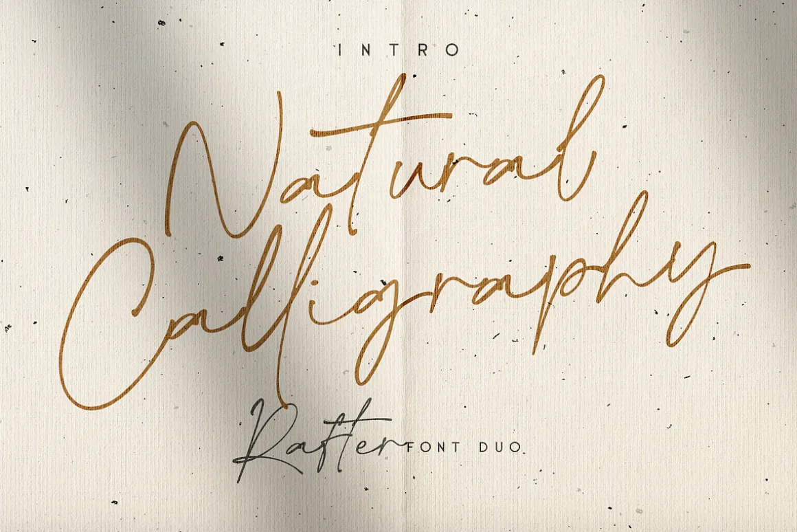 Rafter Handwriting Fonts Duo