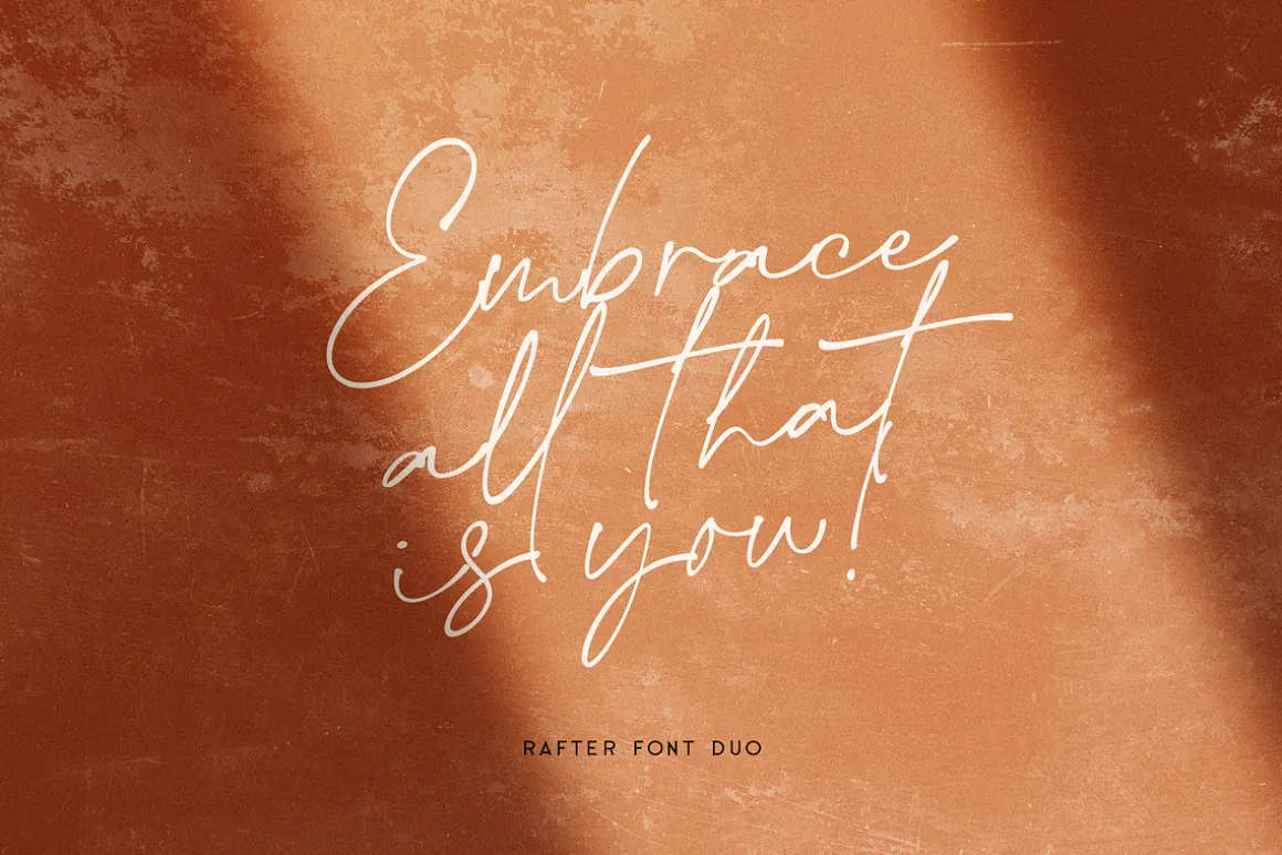 Rafter Handwriting Fonts Duo