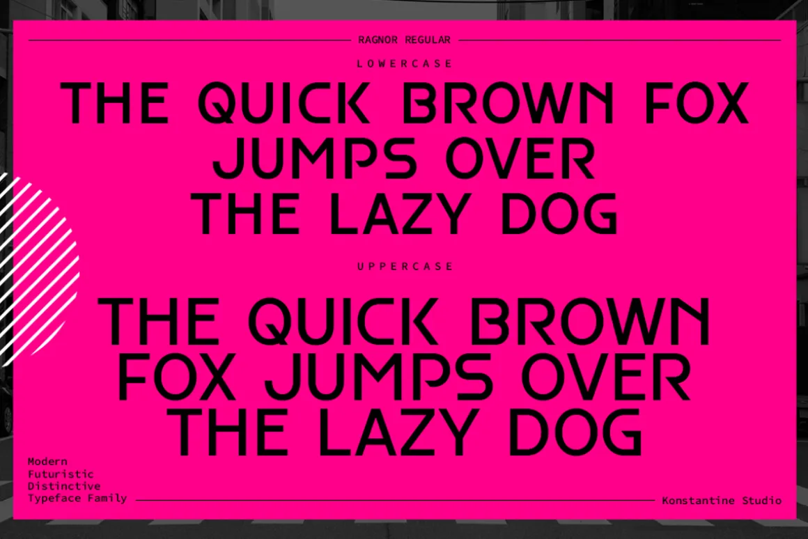 Ragnor - Futuristic Y2K Fonts