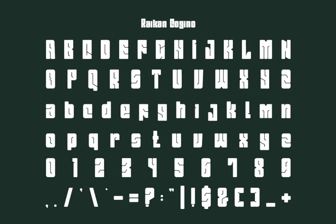 Raikan Cogino - Round Bold Font