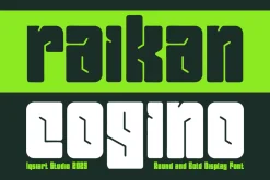 Raikan Cogino - Round Bold Font