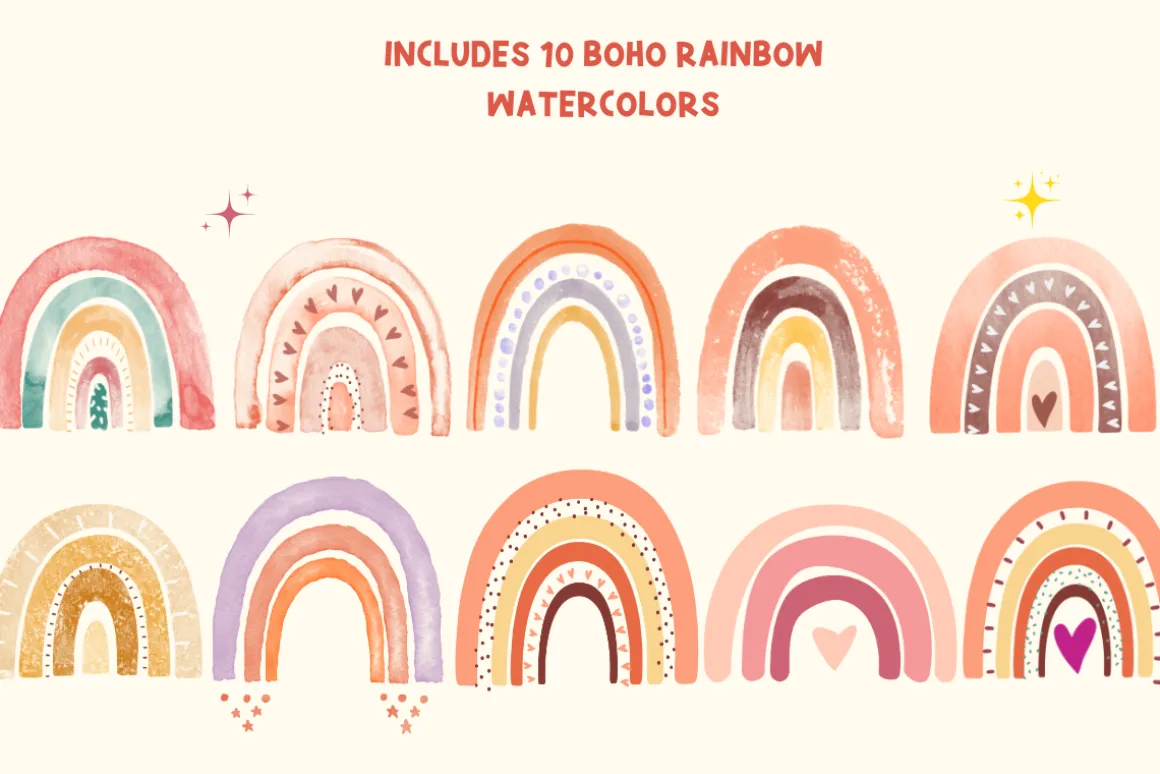 Rainbow Island - Font Duo