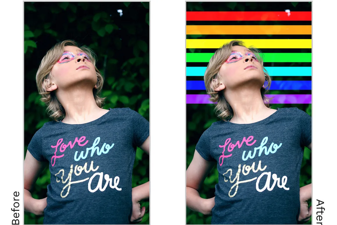 Rainbow Overlays