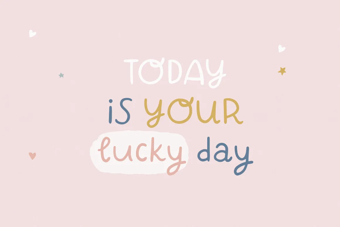 Rainbows | fun handwritten font