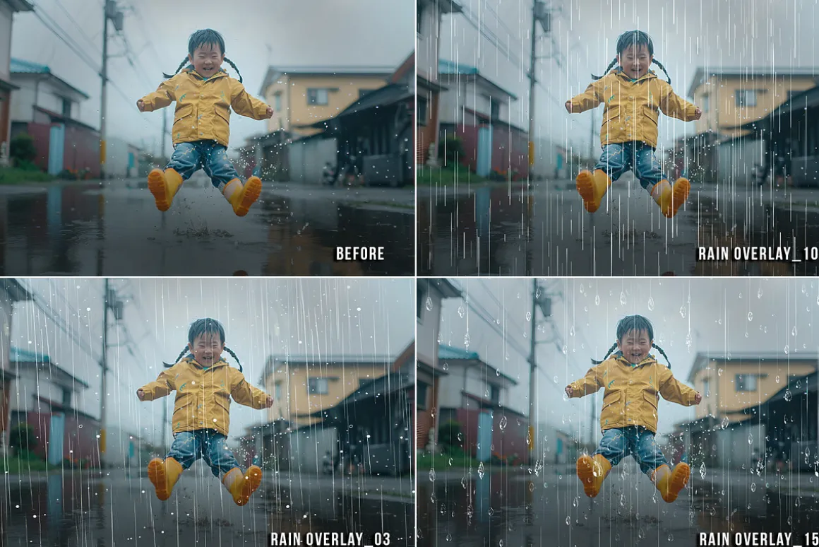 Rain png Transparent photo overlays