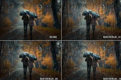 Rain png Transparent photo overlays