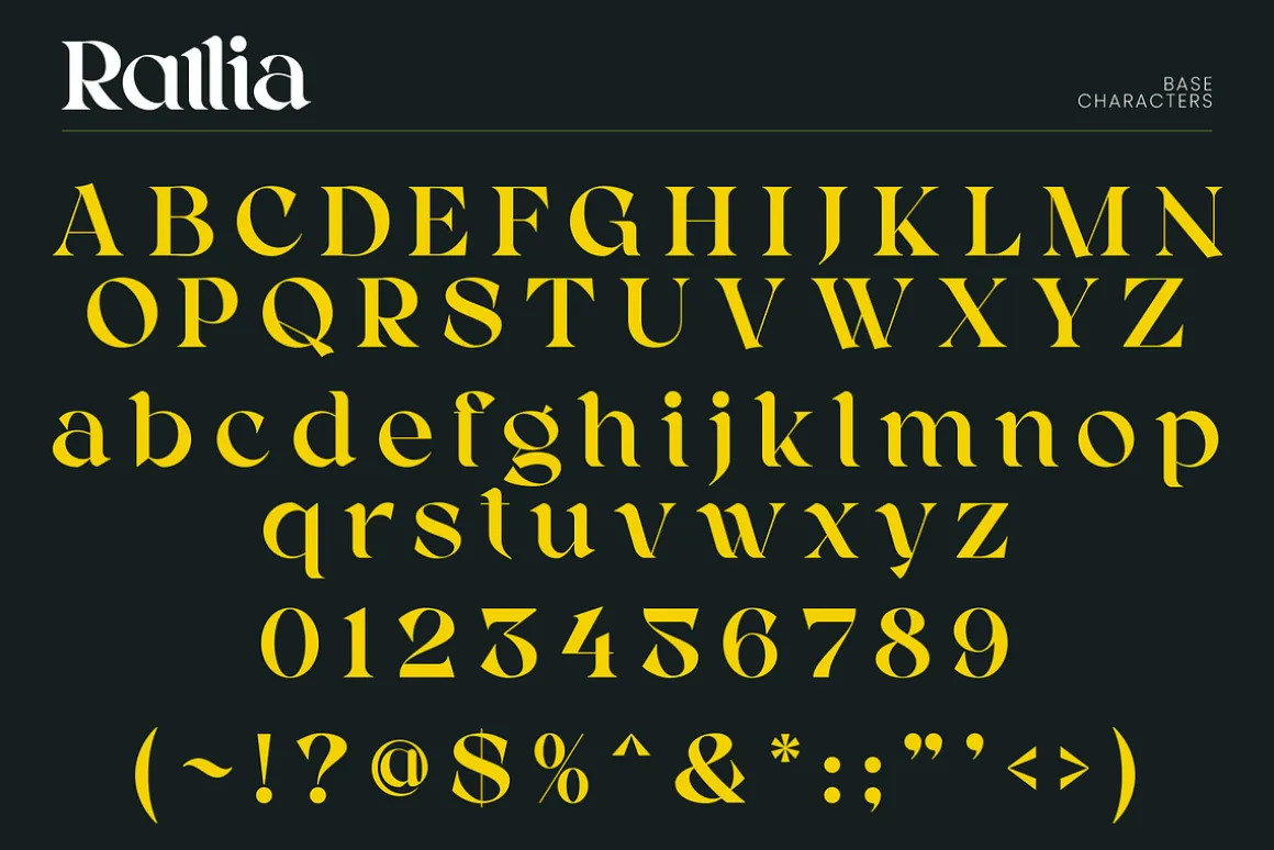 Rallia | Modern Classic Serif