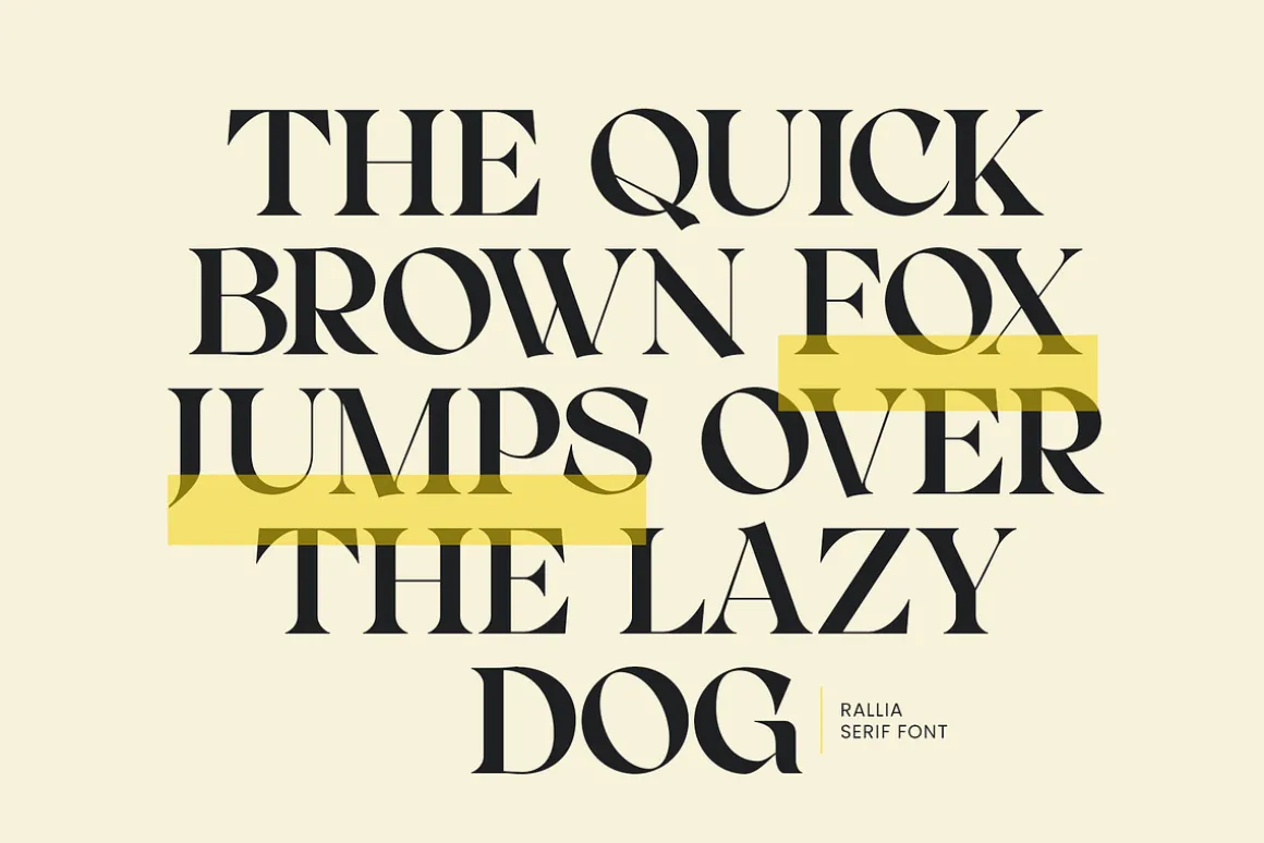 Rallia | Modern Classic Serif