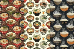 8 Ramen Seamless Patterns