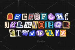 RANSOM ALPHABET FONT
