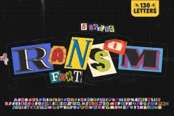 RANSOM ALPHABET FONT
