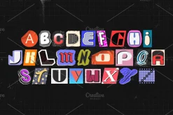 RANSOM ALPHABET FONT