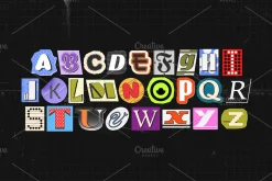 RANSOM ALPHABET FONT