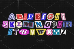 RANSOM ALPHABET FONT