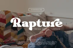 Rapture - Retro Header Typeface